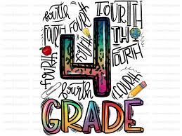Fourth Grade Leopard Clipart, PNG File ...